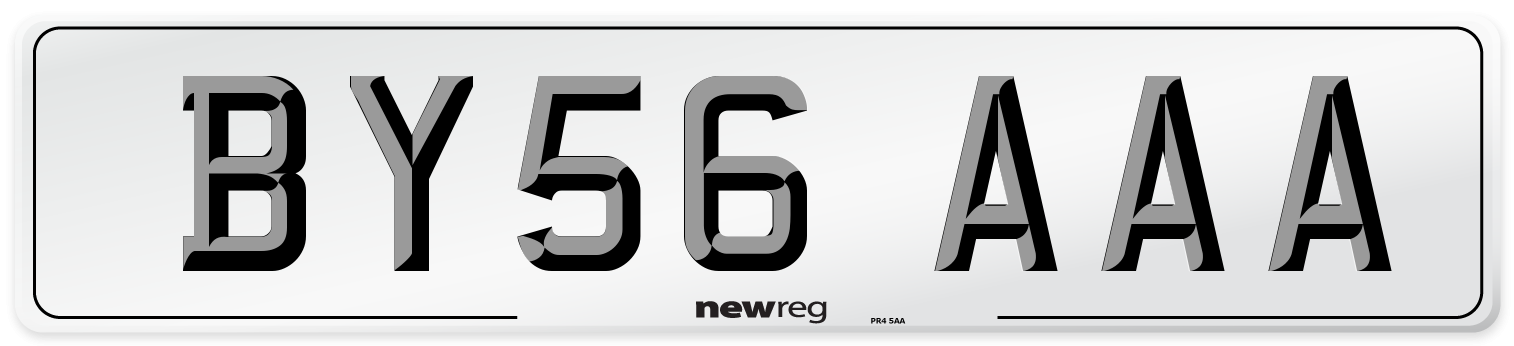 BY56 AAA Number Plate from New Reg